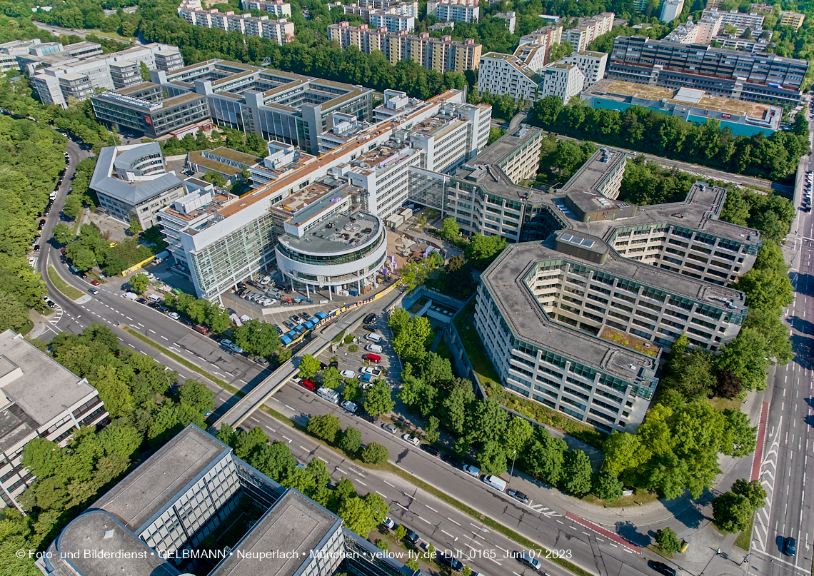 07.06.2023 - Neuperlachs neue Mitte mit PEP, Perlach Plaza, Share, Allianzversicherung und Wohnring